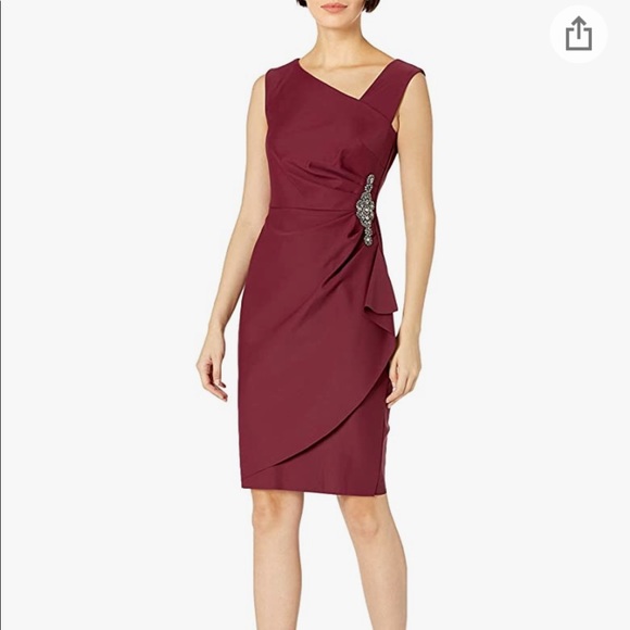alex evenings embellished ruched sheath dress Alex Evenings Women's Contour Sheathe Long Dress - Black